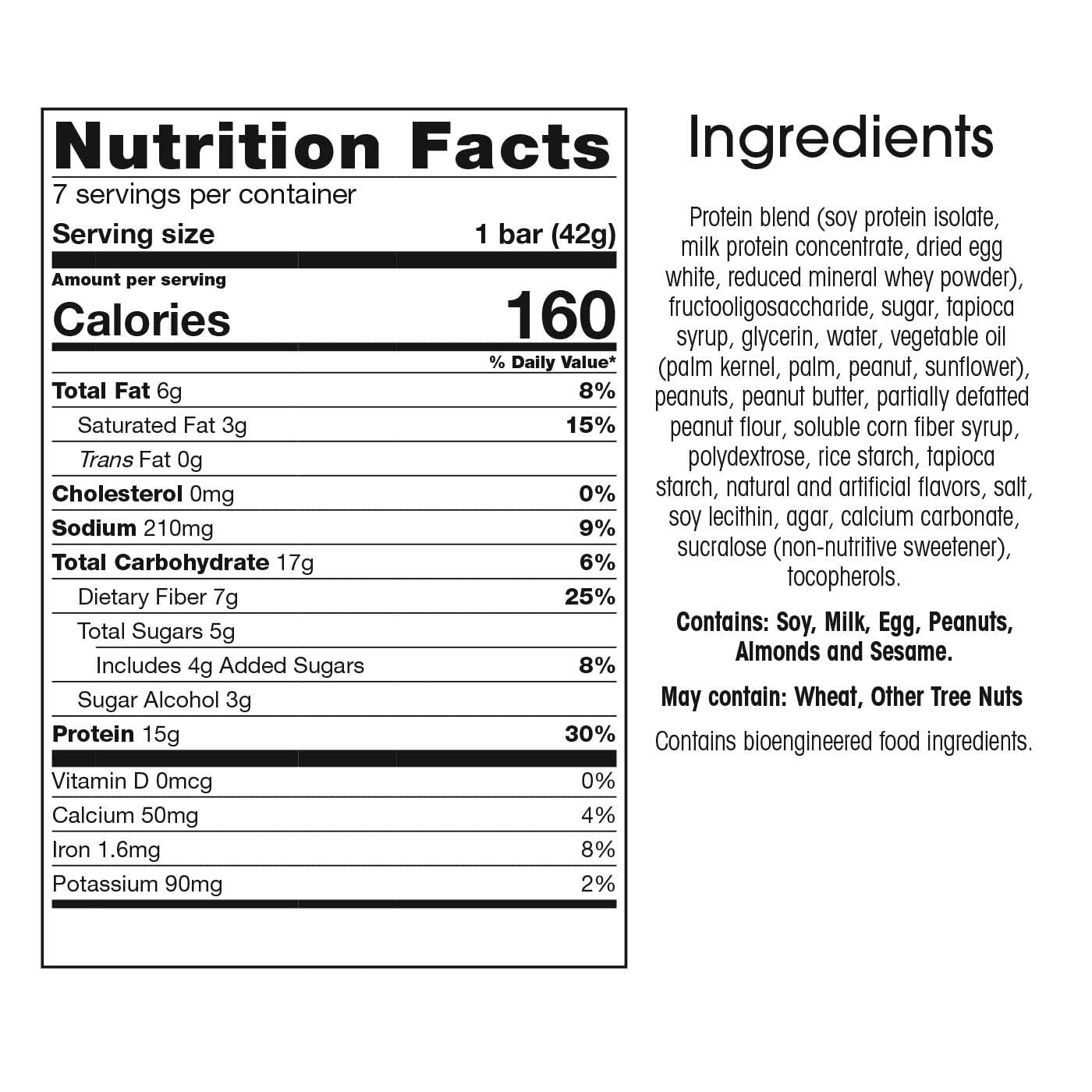 Bundle of WonderSlim Protein and Fiber Bars: Fluffy Salted Toffee Pretzel & Fluffy Nutter - Delicious and Nutritious Snack Bars for Slimming Formula