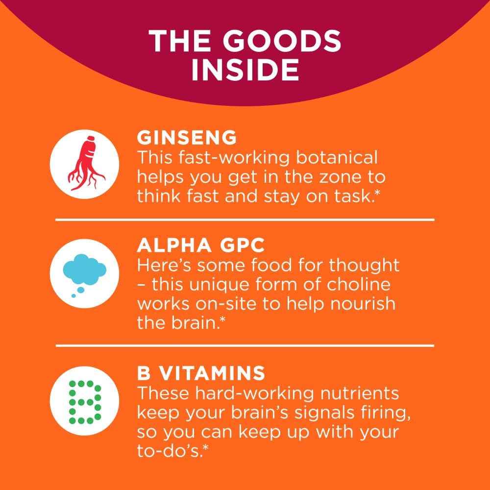 Bundle: OLLY Laser Focus & Men's Multivitamin Gummy - Ginseng, Alpha GPC, B Vitamins, Zinc - 36ct & 90ct