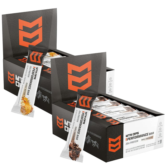 Bundle: Peanut Butter Bliss and Triple Chocolate Mudslide Performance Bars