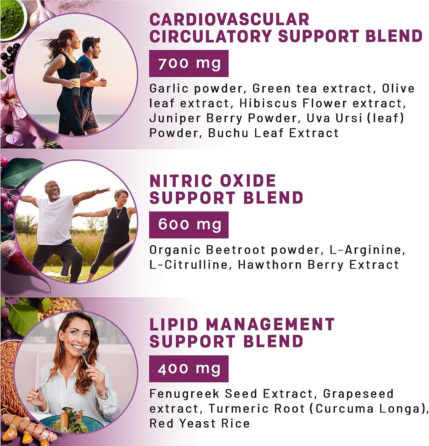 Bundle: PrimeMD Liquid Collagen Biotin (2pk) + Nitric Oxide (1pk) Supplements - Promotes Healthy Hair, Skin, Nails, Heart, Circulation - Non-GMO, Vegan, Gluten-Free