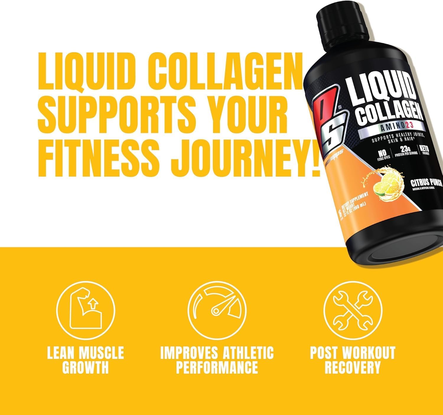 Bundle: PROSUPPS L-Carnitine 3000 & Amino23 Liquid Shots in Dragon Fruit and Citrus Punch Flavors