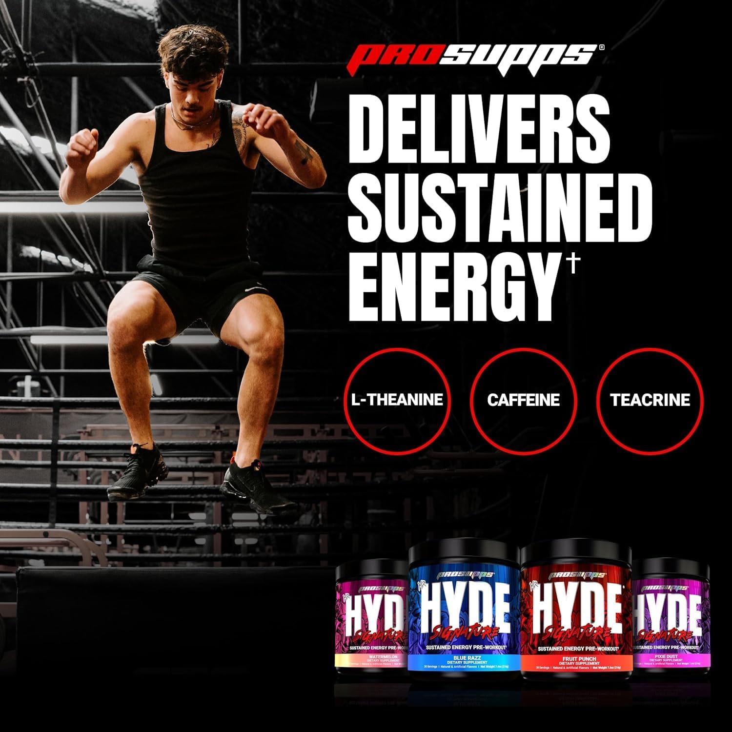 Bundle: PROSUPPS L-Carnitine 3000 Berry Liquid Shots & Mr. Hyde Signature Series Pixie Dust Pre-Workout Powder - 31 & 30 Servings