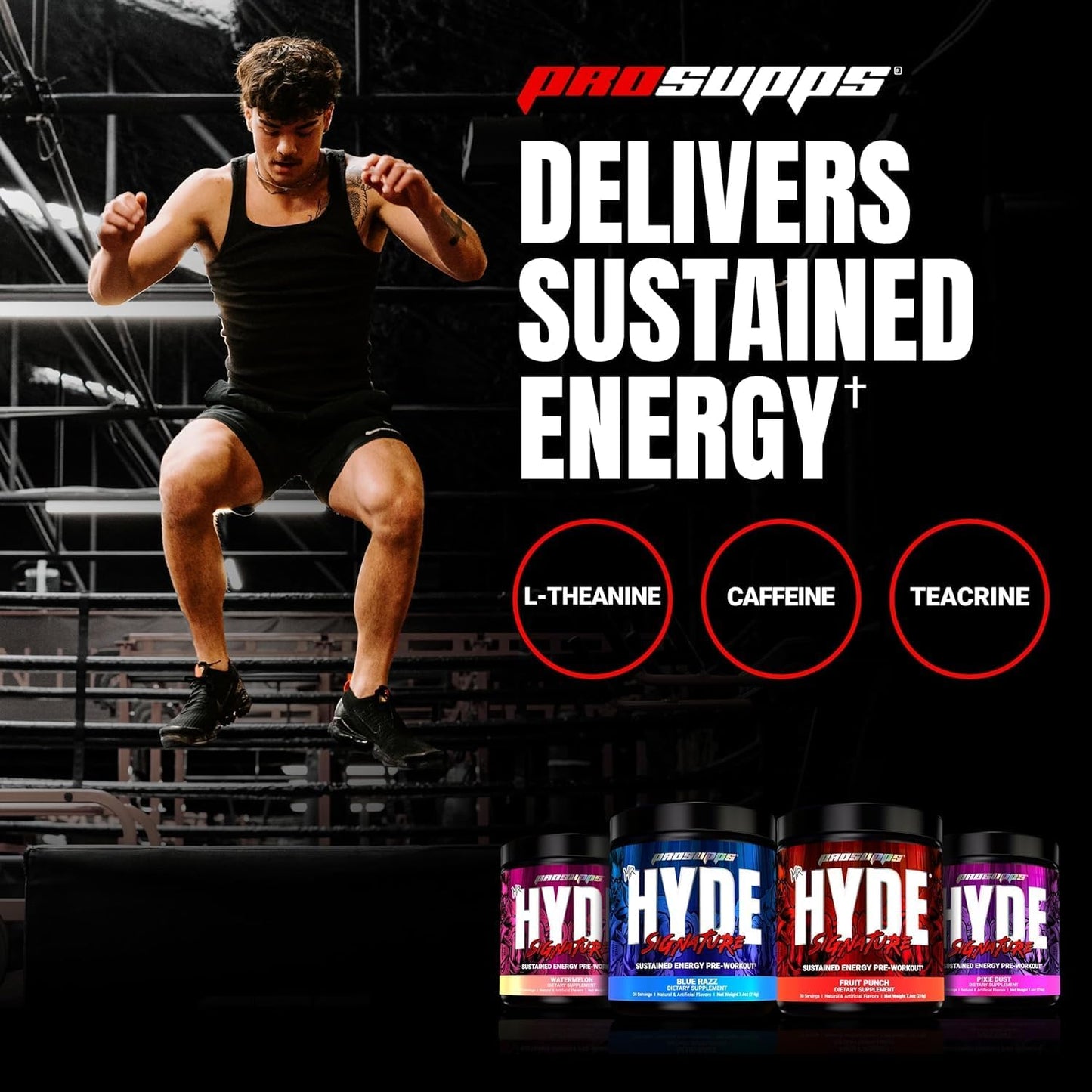 Bundle: PROSUPPS L-Carnitine 3000 Berry Liquid Shots + Mr. Hyde Signature Series Watermelon Pre-Workout Powder - 61 Servings