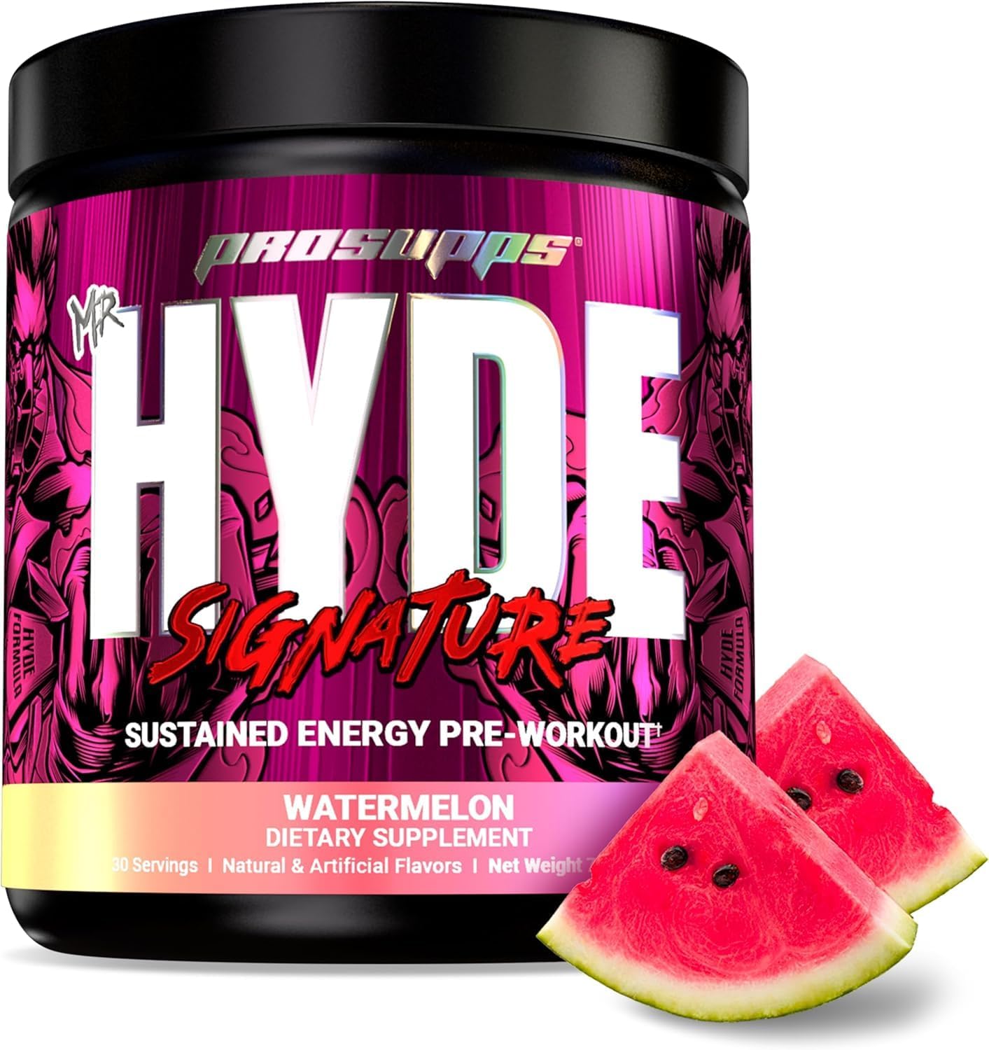 Bundle: PROSUPPS L-Carnitine 3000 Liquid Shots (31 Servings, Dragon Fruit) + Mr. Hyde Signature Series Pre-Workout Powder (30 Servings, Watermelon)