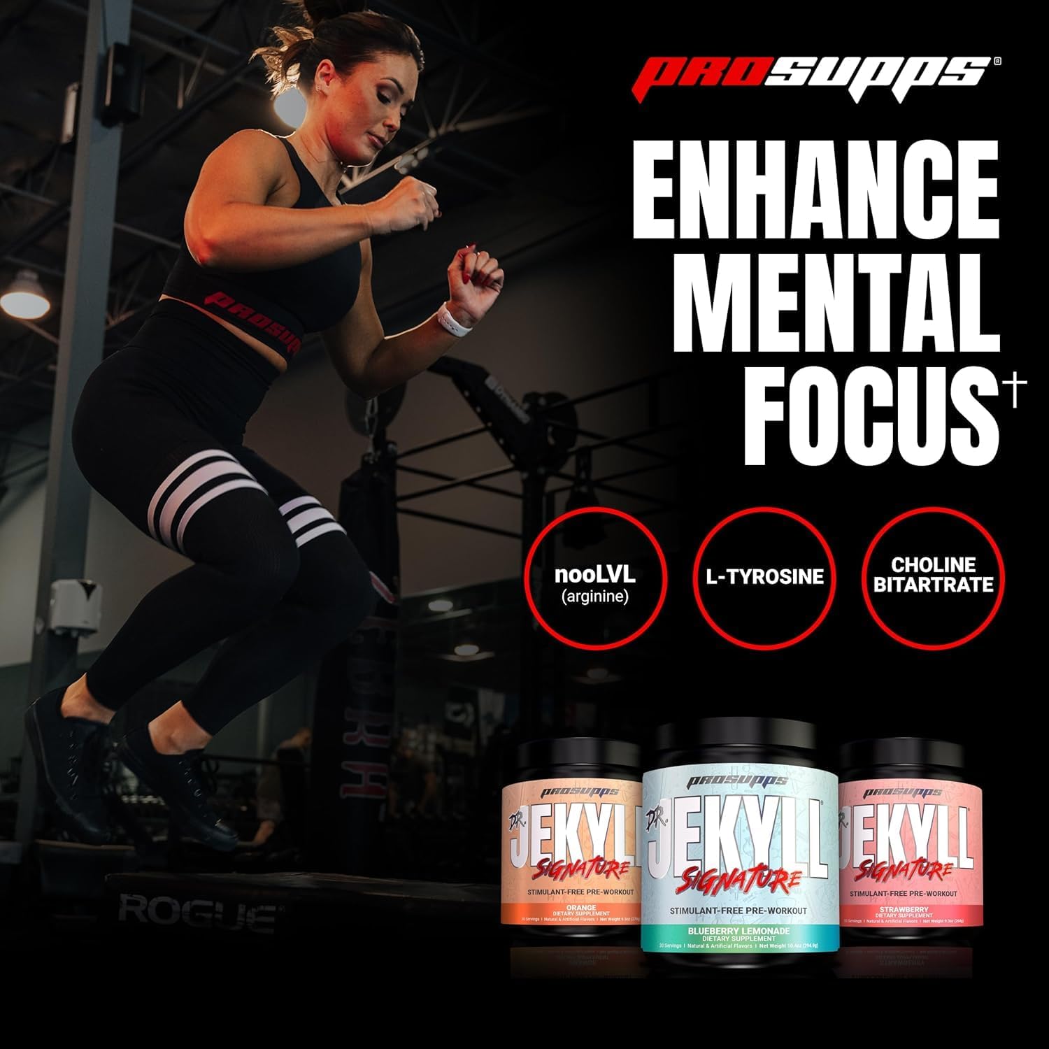 Bundle: PROSUPPS L-Carnitine 3000 Liquid Shots (31 Servings, Dragon Fruit) + Mr. Hyde Signature Series Pre-Workout Powder (30 Servings, Strawberry)