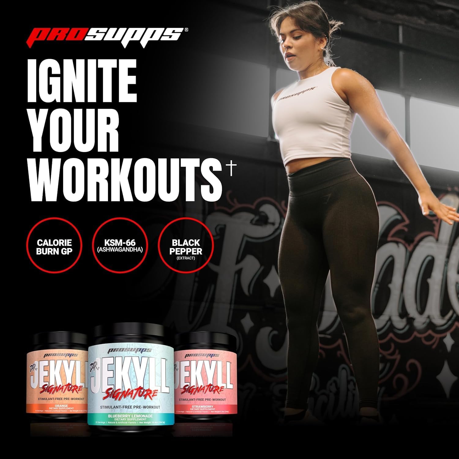 Bundle: PROSUPPS L-Carnitine 3000 Liquid Shots (31 Servings, Dragon Fruit) + Mr. Hyde Signature Series Pre-Workout Powder (30 Servings, Strawberry)