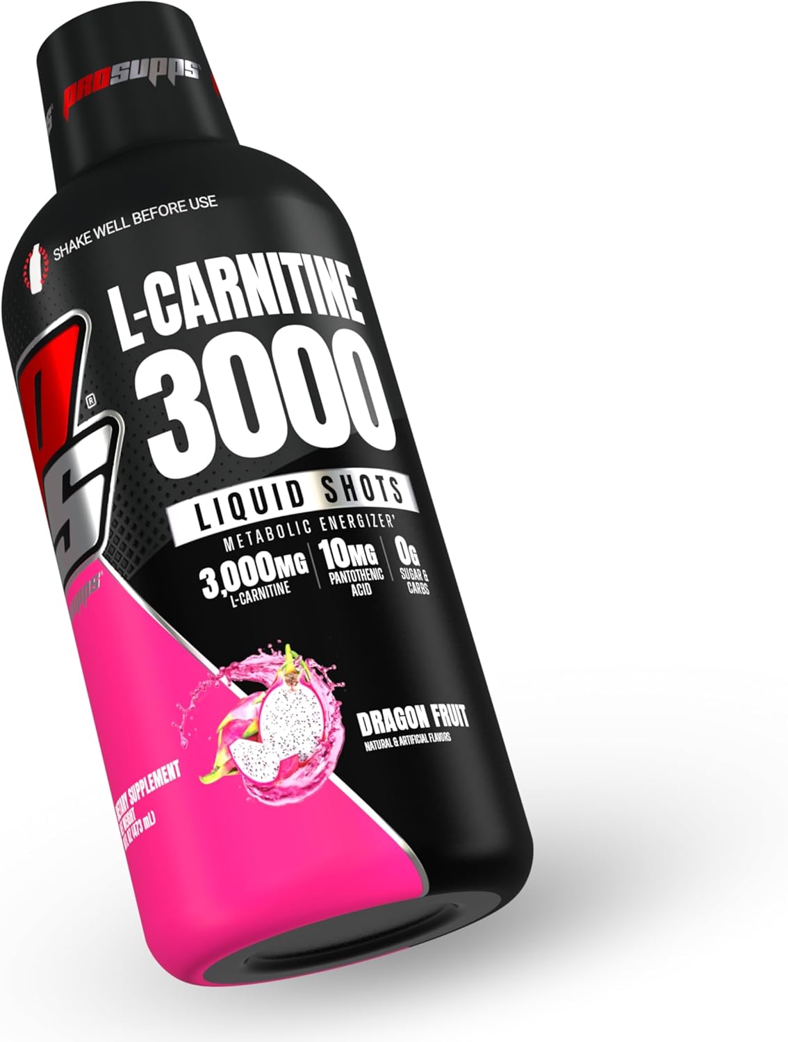 Bundle: PROSUPPS L-Carnitine 3000 Liquid Shots (Dragon Fruit) + Mr. Hyde Pre-Workout Energy Powder (Blue Razz)
