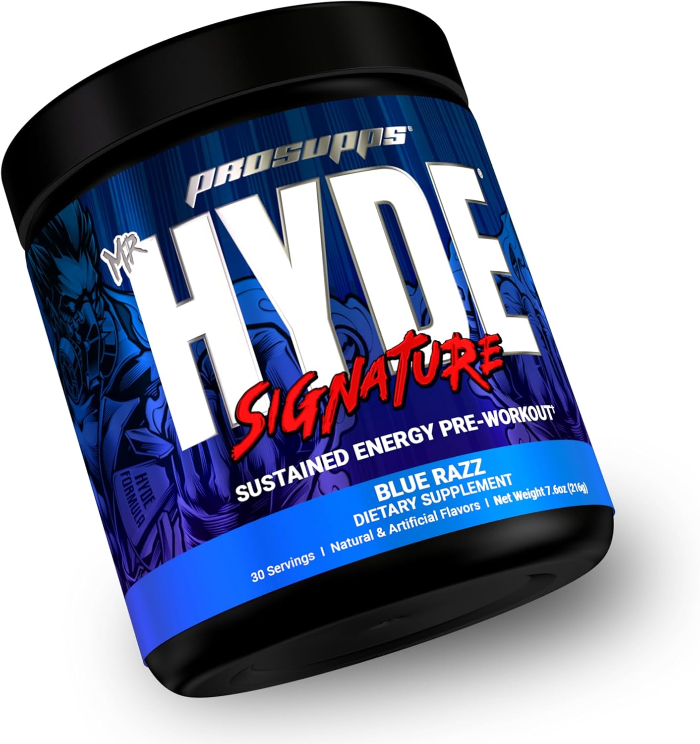 Bundle: PROSUPPS L-Carnitine 3000 Liquid Shots (Dragon Fruit) + Mr. Hyde Pre-Workout Energy Powder (Blue Razz)