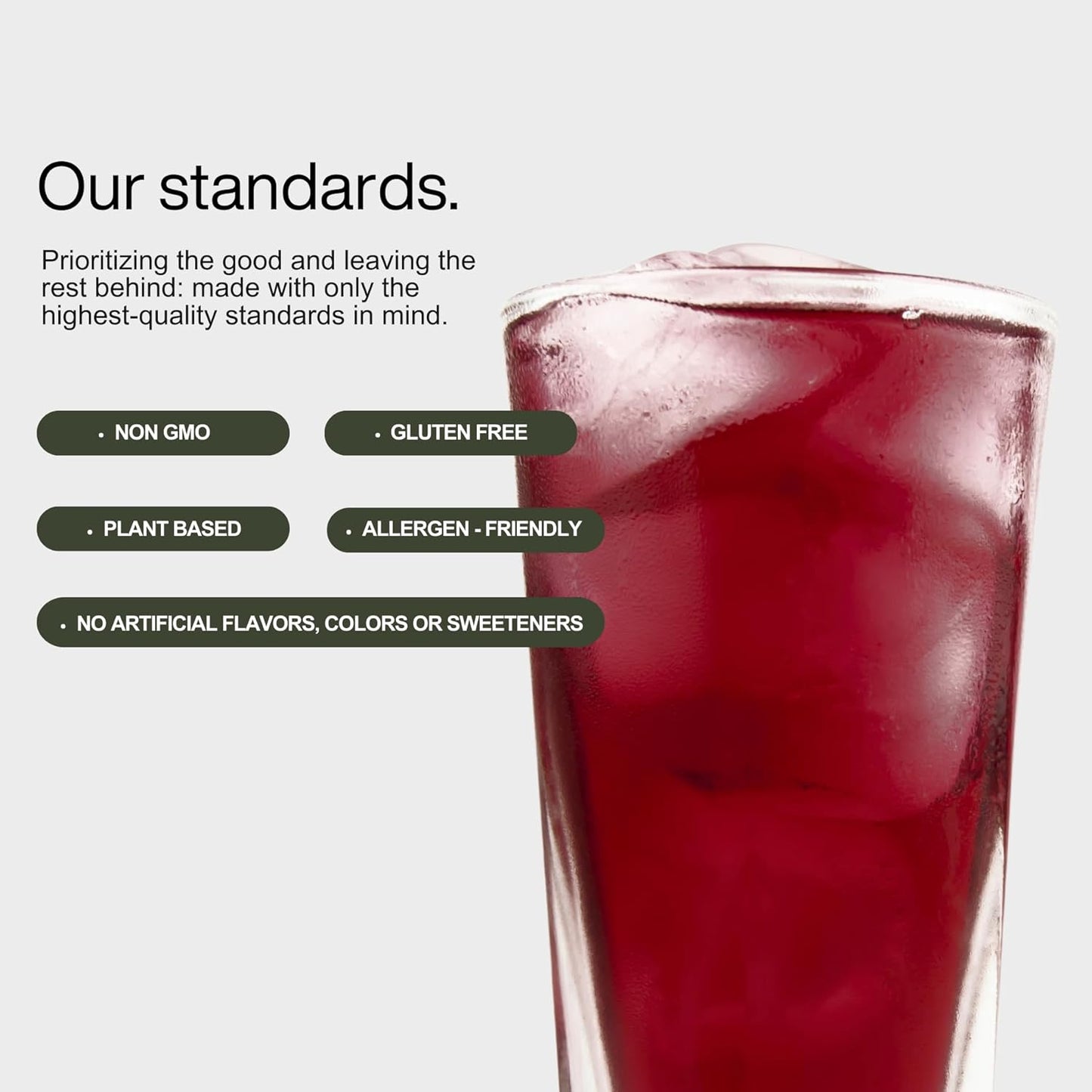 B.WILD Plant Based Antioxidant Drink Mix with Prebiotics & Probiotics - Fruit Punch Flavor - 300g, 30 Day Supply