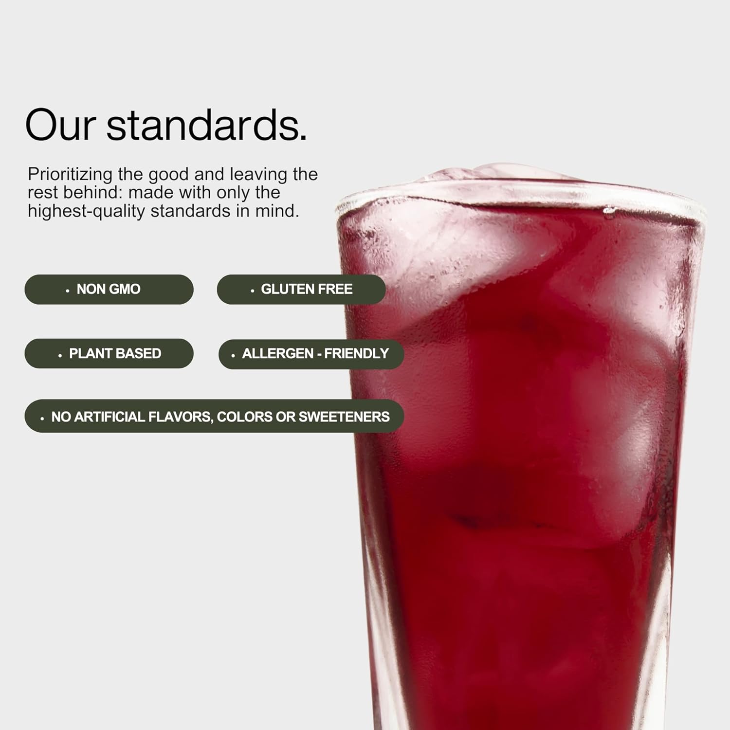 B.WILD Plant Based Antioxidant Drink Mix with Prebiotics & Probiotics - Fruit Punch Flavor - 300g, 30 Day Supply