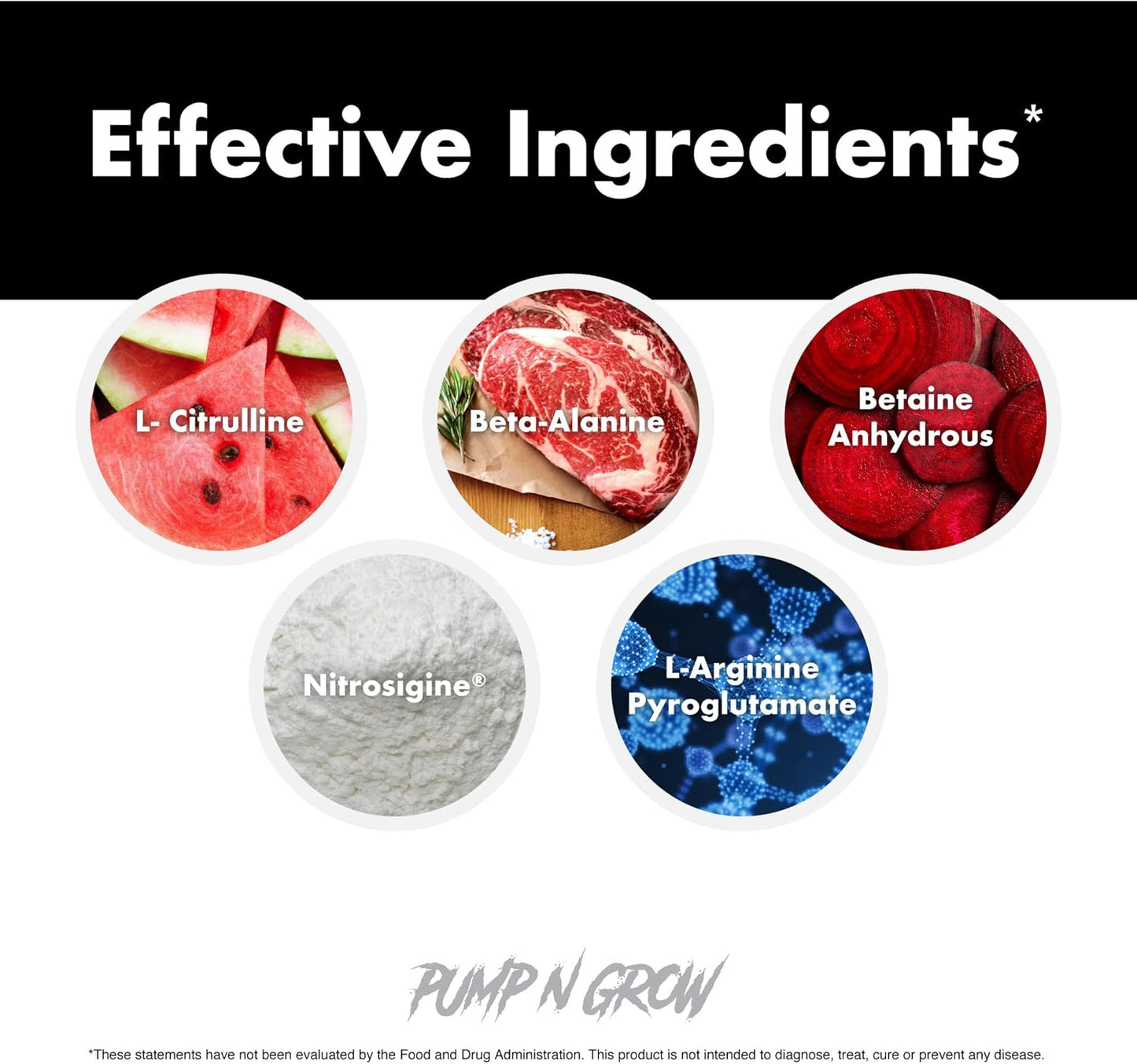 Caffeine-Free Anabolic Warfare Pump-N-Grow Pre-Workout with L-Citrulline, L-Arginine, Beta-Alanine - Au Naturel (30 Servings)