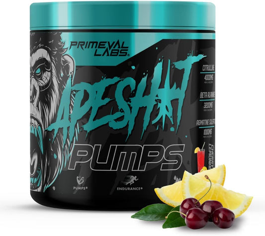 Caffeine-Free Pre-Workout Powder for Men and Women - Nitric Oxide Pump, Strength, and Intense Pumps - Cherry Lemonade Flavor - 40 Servings