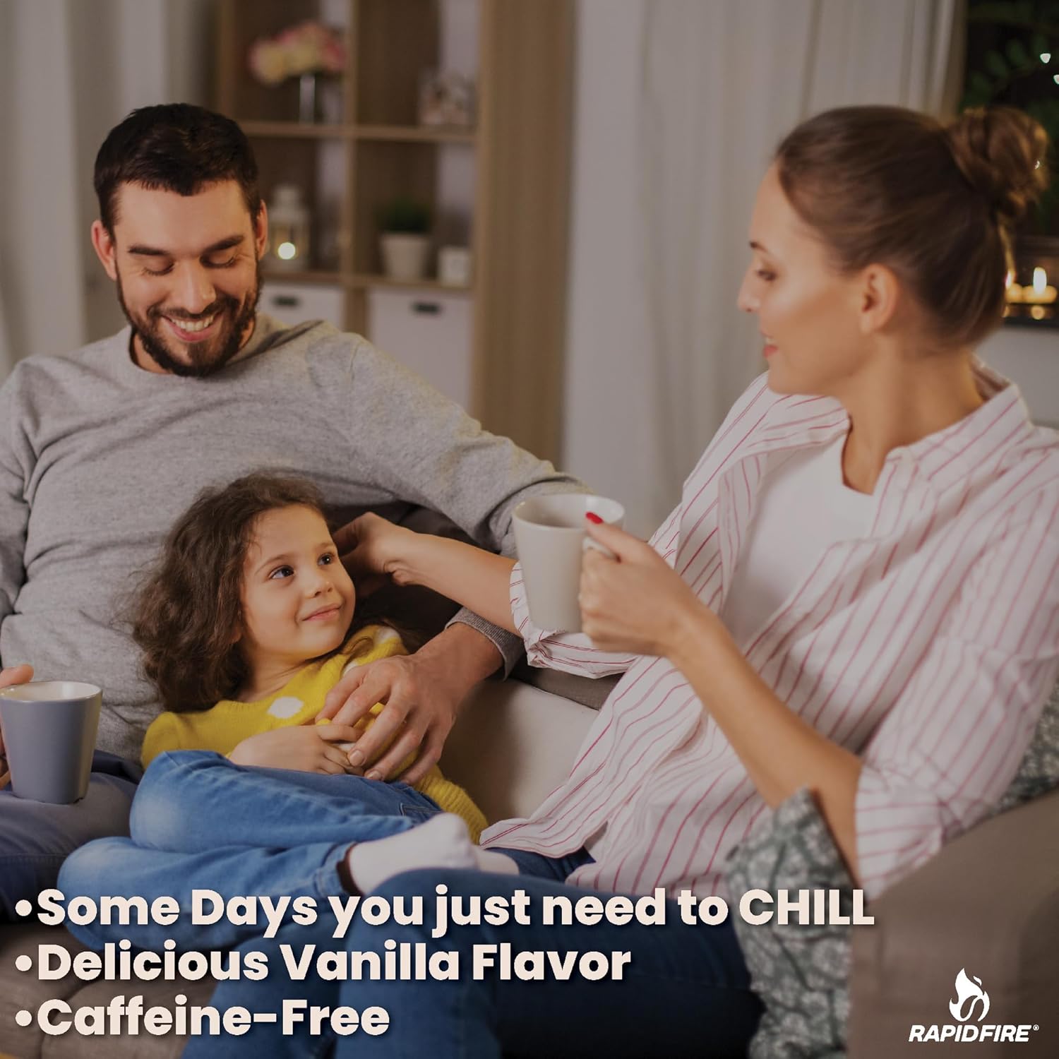 Caffeine-Free Stress Relief Tea with Ashwagandha, Chamomile, and Turmeric - 14 Tea Bags