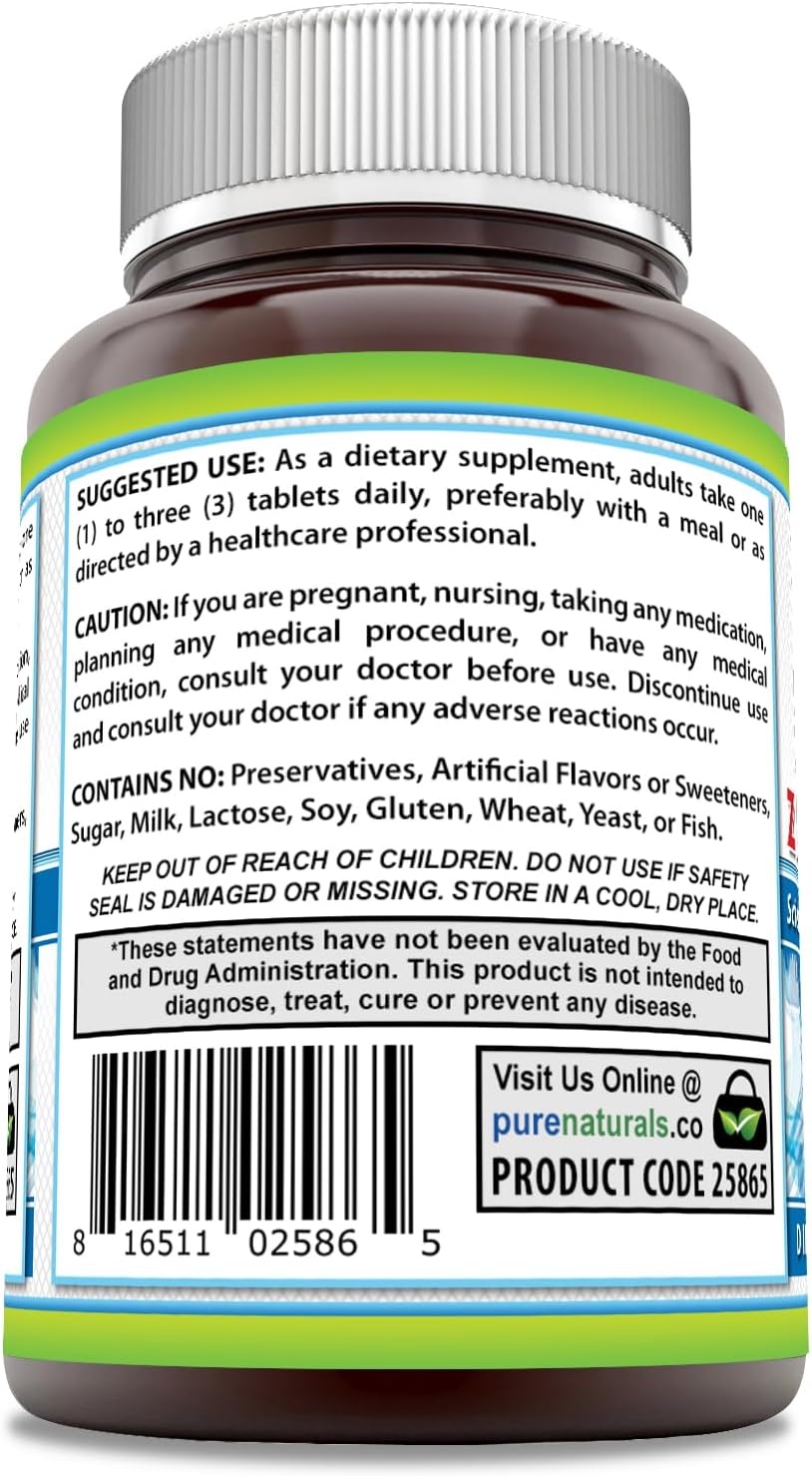 Calcium Magnesium Zinc Vitamin D3 Supplement | 1000mg Calcium, 400mg Magnesium, 25mg Zinc, 600 IU Vitamin D3 | Non-GMO Gluten Free (150 Tablets)