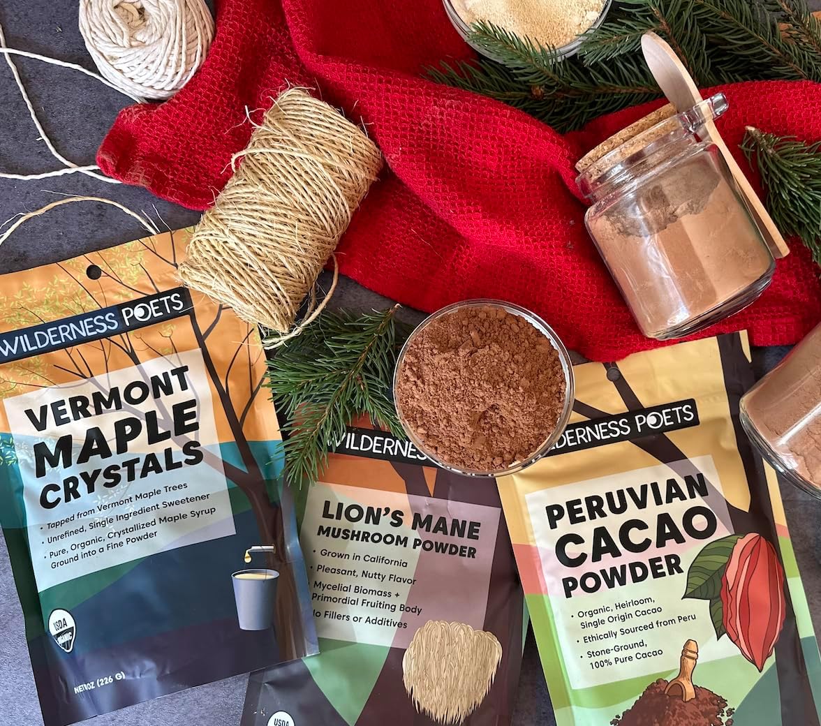 California-Grown Wilderness Poets Organic Lion's Mane Mushroom Powder - 10lb (160oz)