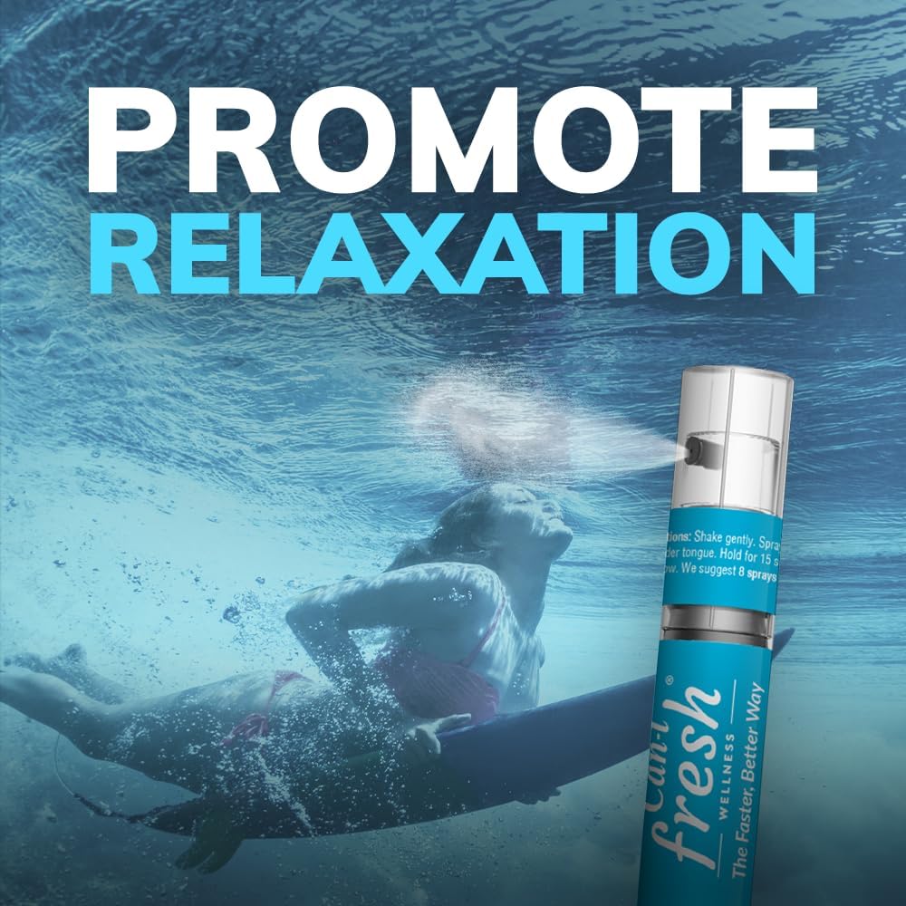 Cani Brands Feel Amazing GABA Supplement Spray for Relaxation and Calmness | Fast-Acting Natural Chill Out Relief | Vegan | 30 Servings