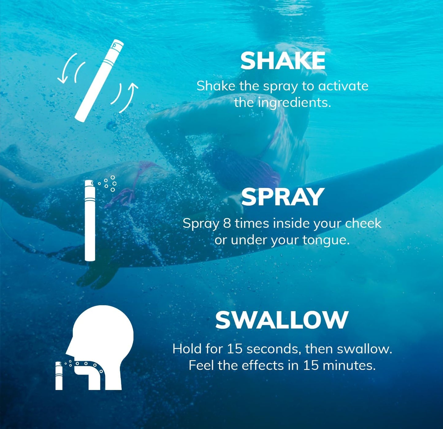 Cani Brands Feel Amazing GABA Supplement Spray for Relaxation and Calmness | Fast-Acting Natural Chill Out Relief | Vegan | 30 Servings