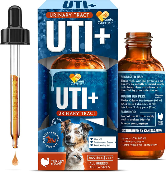 Canis&Cattus Dog & Cat Supplement Drops with Cranberry - 2 Oz Bottle