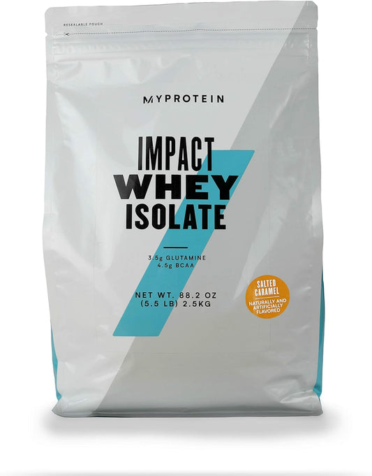 Caramel Impact Whey Isolate Protein Powder - 5.5 lb Pack - Myprotein - BoostGo Australia