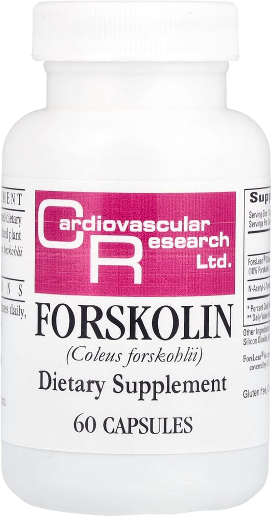 Cardiovascular Research Forskolin Supplement - White, 60 Count by Ecological Formulas for Heart Health