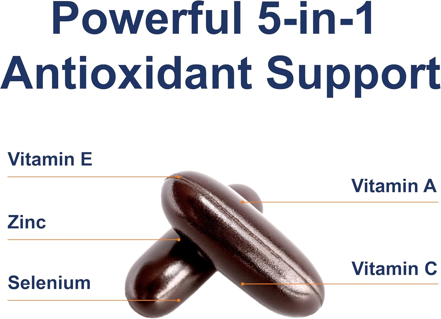 Carlson ACES + Zn Softgels Multivitamin with Zinc, Vitamins A, C, E, Selenium for Cellular Health & Immune Support, Antioxidant Formula
