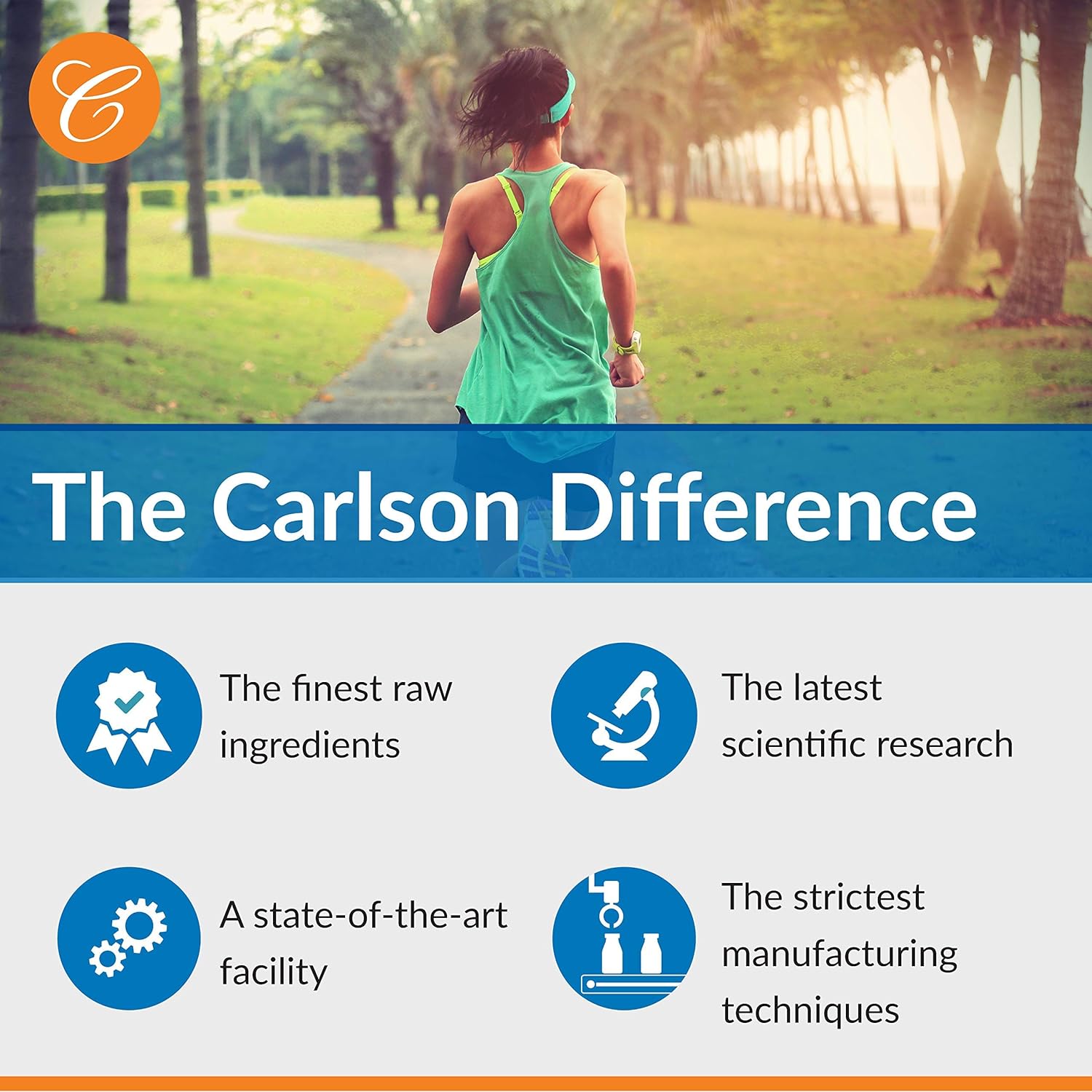 Carlson Acetyl L-Carnitine Powder - Cognitive Health, Brain Function, Muscle Support - 3.53 oz