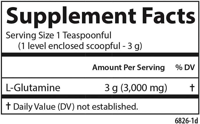 Carlson L-Glutamine Powder 1000g - Free-Form Amino Acid for Muscle Tissue & Immune Support - 35oz