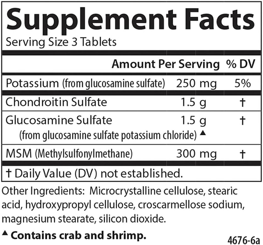 Carlson Nutra-Support Joint Tablets for Joint Function and Cartilage Support