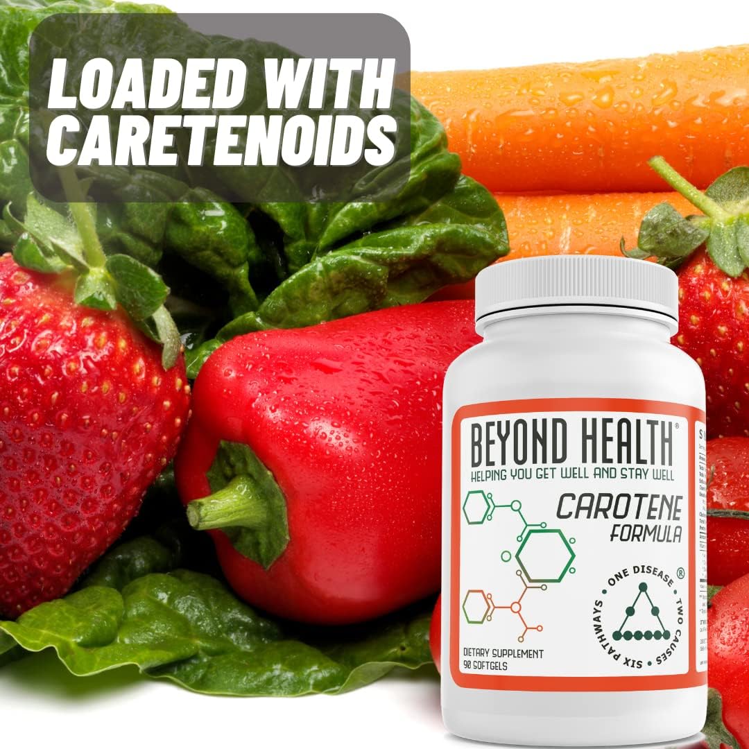 Carotenoid-Rich Health Supplement: Beyond Health Carotene Formula - 90 Softgels