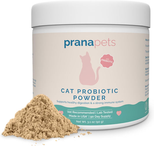 Cat Probiotic Powder for Digestive Health and Immune Support by PranaPets