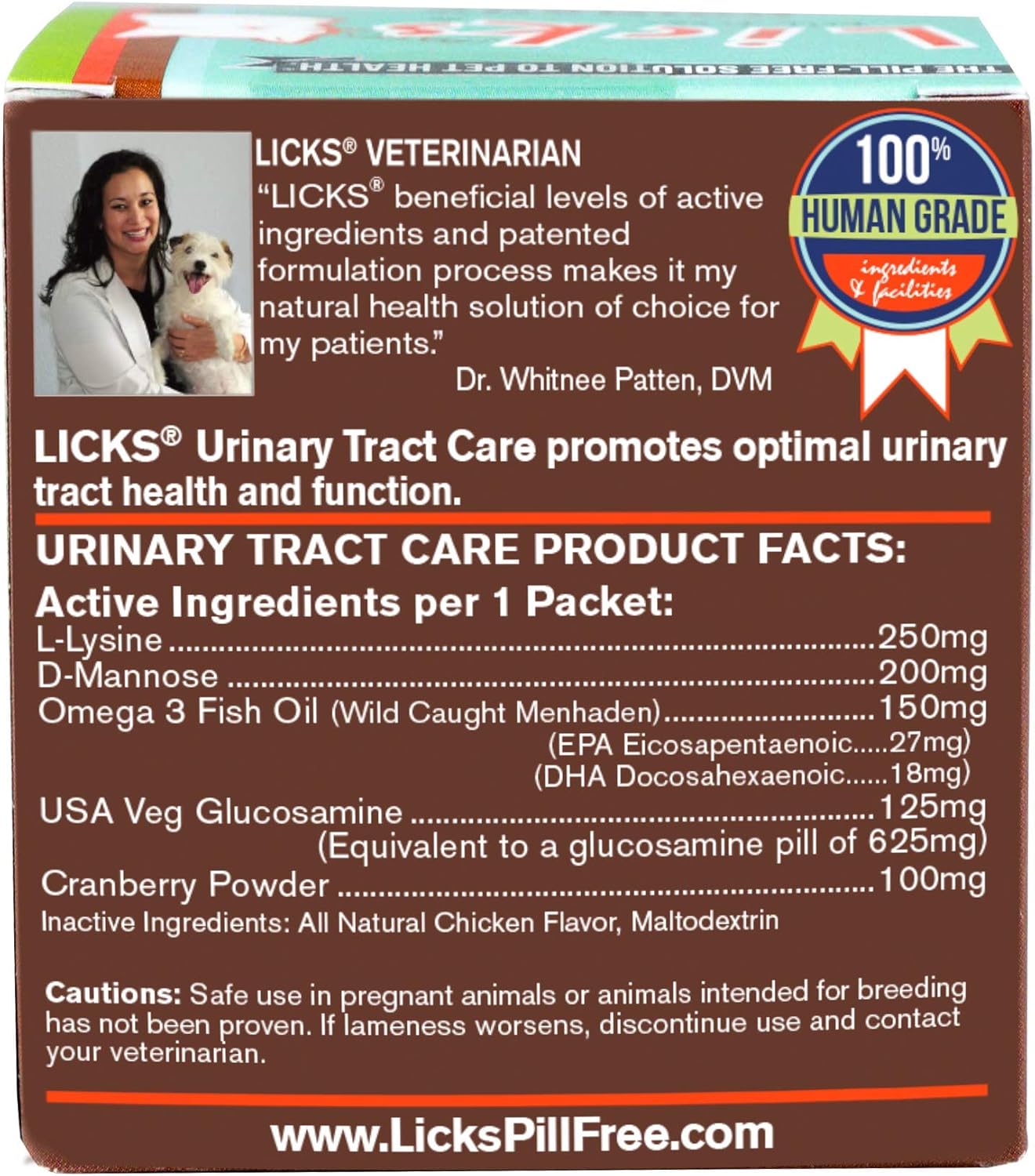 Cat UTI Care Gel Packets - Omega 3 Fish Oil & L-Lysine Supplement - Urinary Tract Infection Prevention - 10 Pack