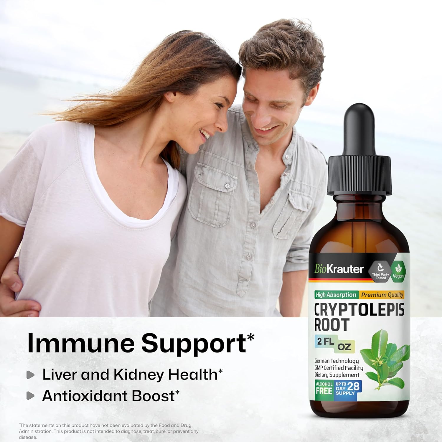 Cat's Claw and Cryptolepis Tincture Combo Pack - 2 Fl. Oz. Each - Herbal Immune Support Formula