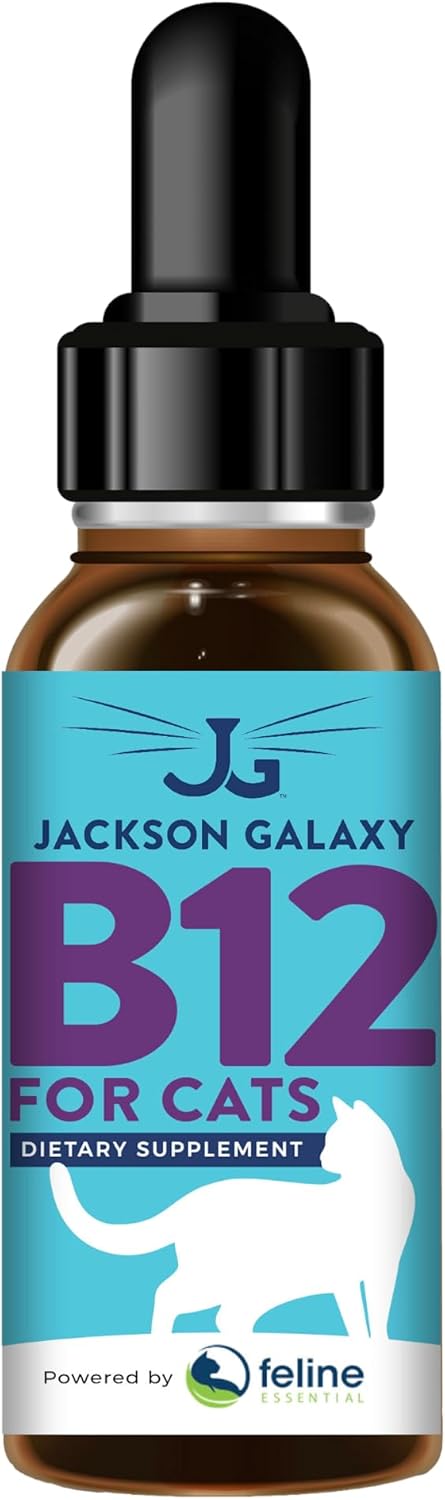 Cat's Health Boost: Jackson Galaxy B12 Dietary Supplement for Immune, Nervous, & Digestive Systems.