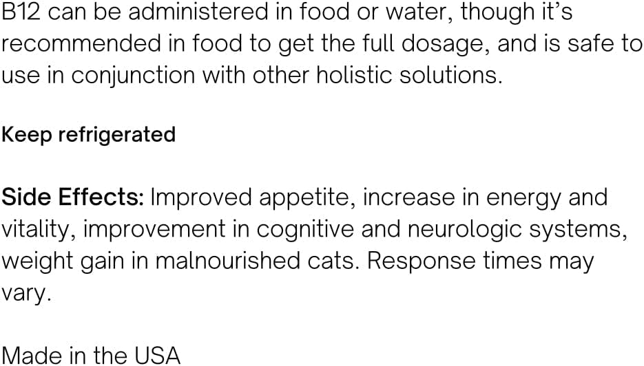 Cat's Health Boost: Jackson Galaxy B12 Dietary Supplement for Immune, Nervous, & Digestive Systems.
