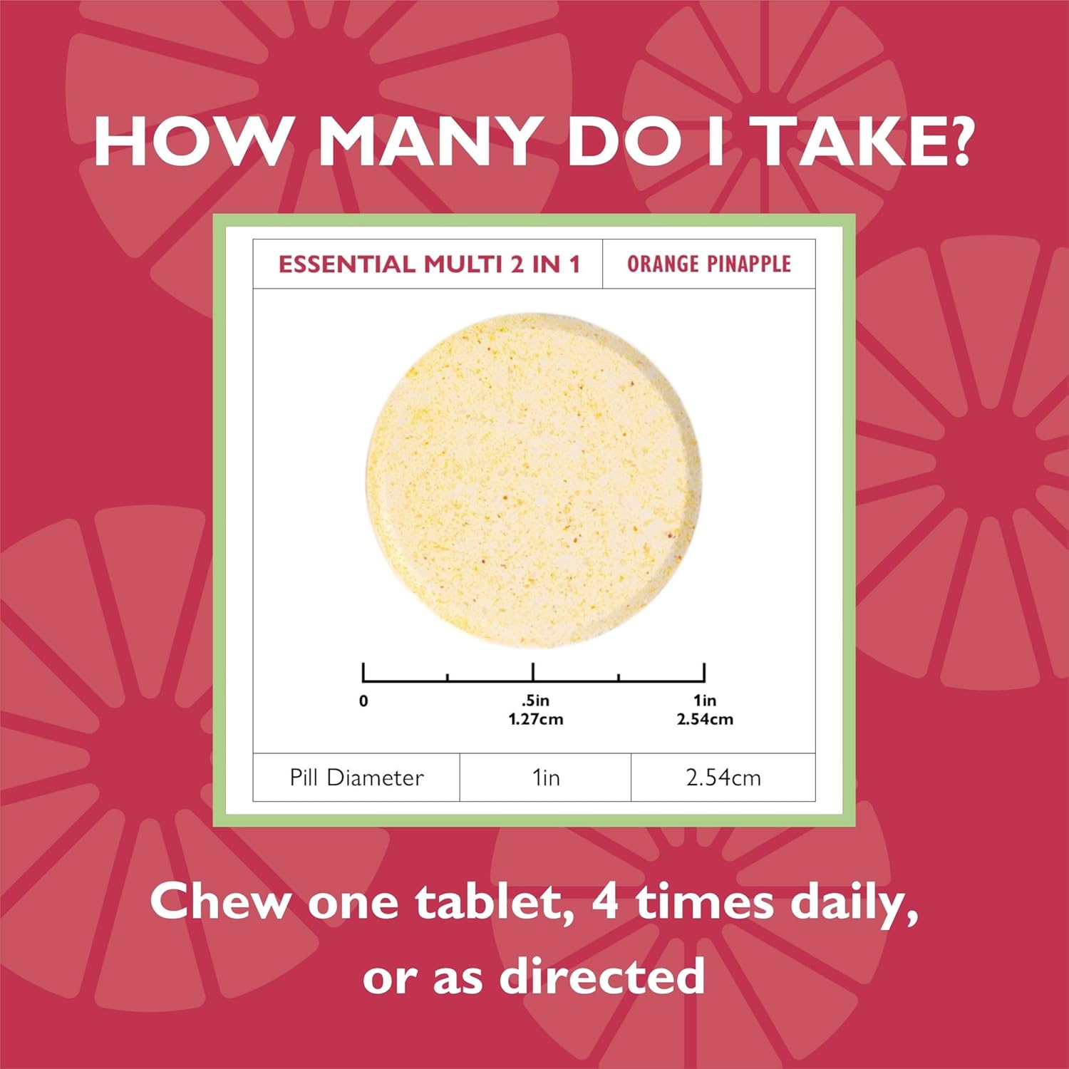 Celebrate Vitamins 2-in-1 Bariatric Multivitamin with Calcium Citrate - Orange Pineapple Chewables for Post-Surgery Patients