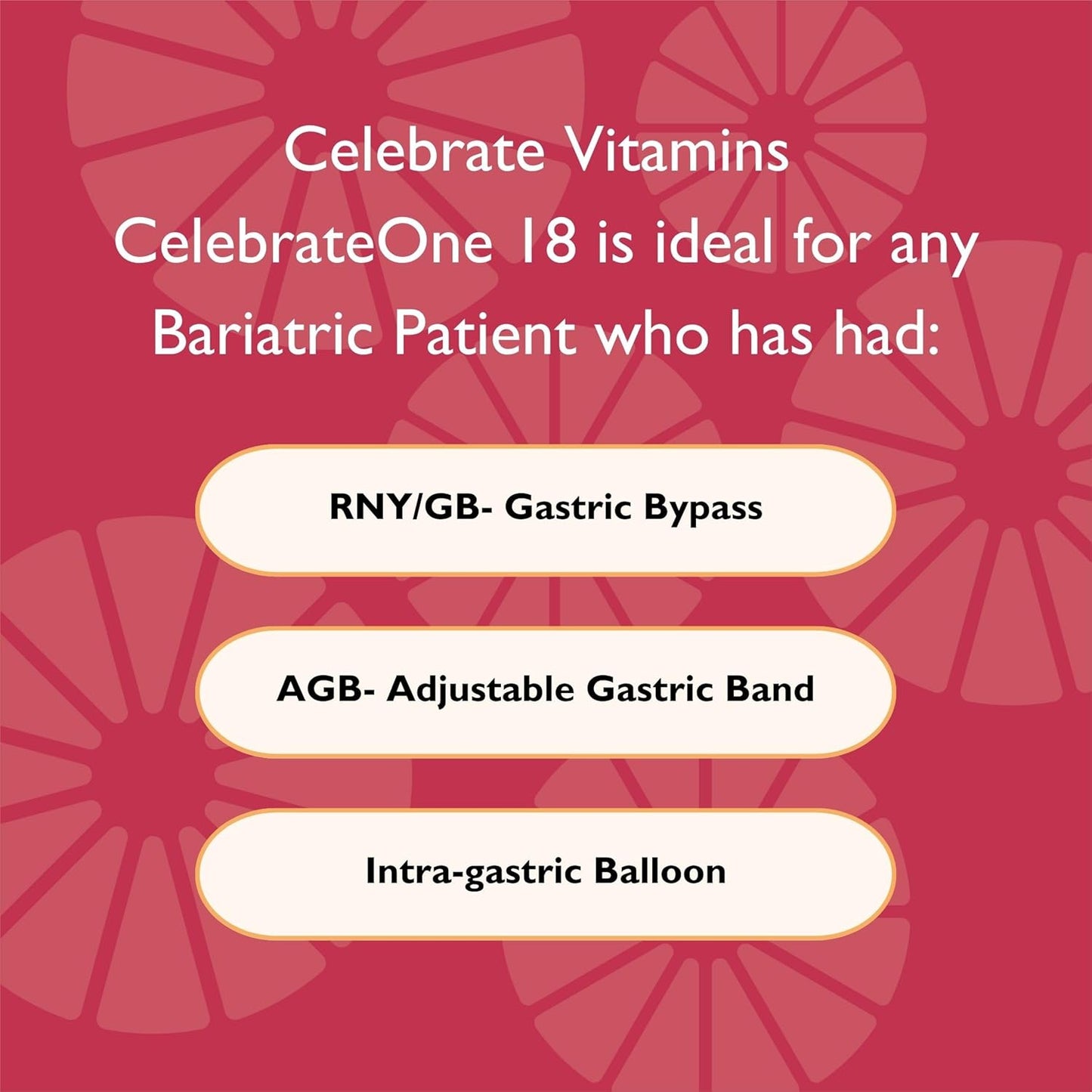 CelebrateONE Bariatric Multivitamin with Iron - Essential Daily Supplement for Gastric Bypass & Sleeve Gastrectomy (30 Capsules)