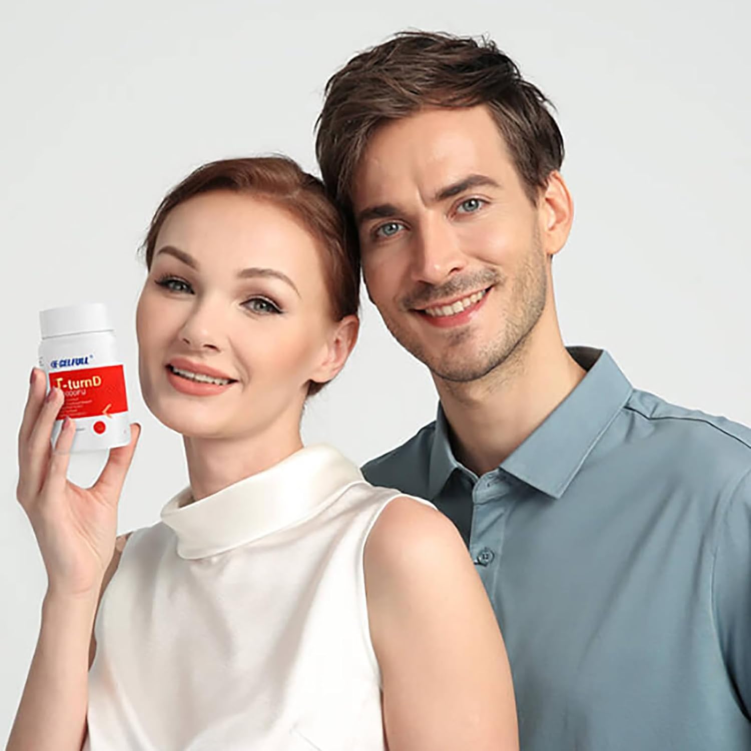 CELFULL Nattokinase Supplement with 5,000 FU Per Serving, Fish Oil Powder, Red Yeast Rice, Beta Glucan - Non-GMO