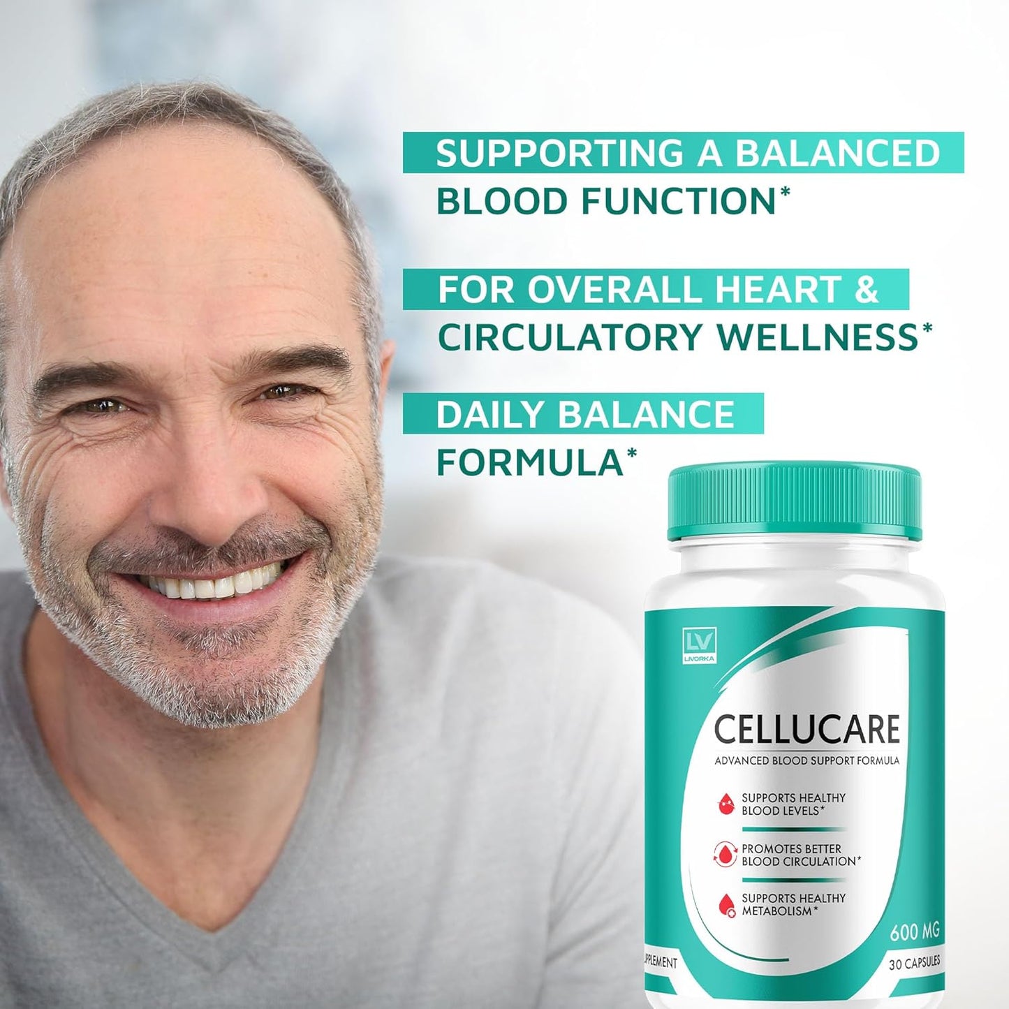 Cellucare Capsules 3 Pack - Advanced Formula for Cellulite Reduction - 90 Capsules for 3 Months Supply