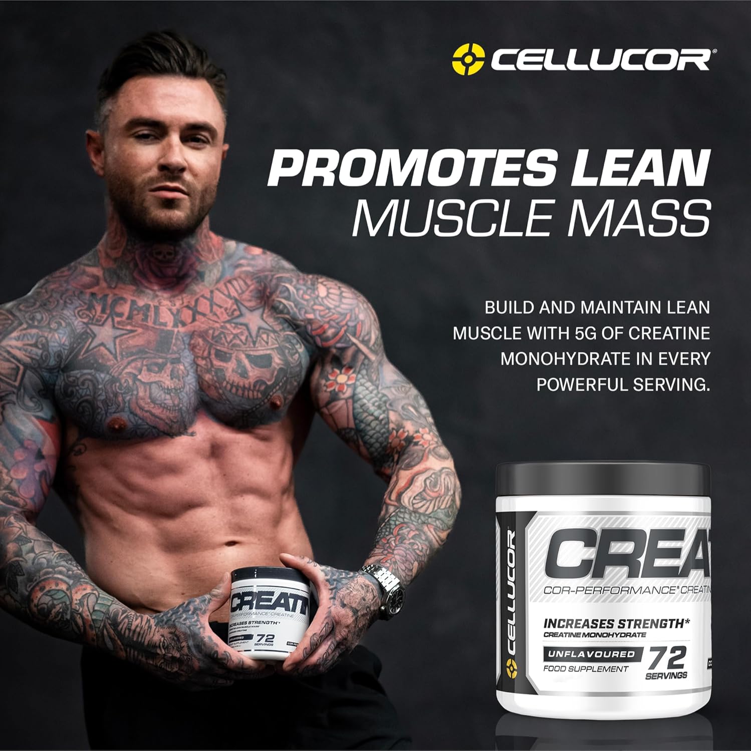 Cellucor C4 Original Pre Workout Powder & Creatine Bundle - Frozen Bombsicle Flavor, 30 Servings + 72 Servings