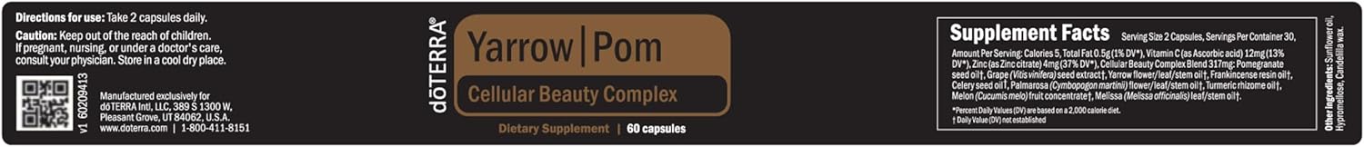 Cellular Beauty Complex Capsules with Yarrow and Pom by doTERRA