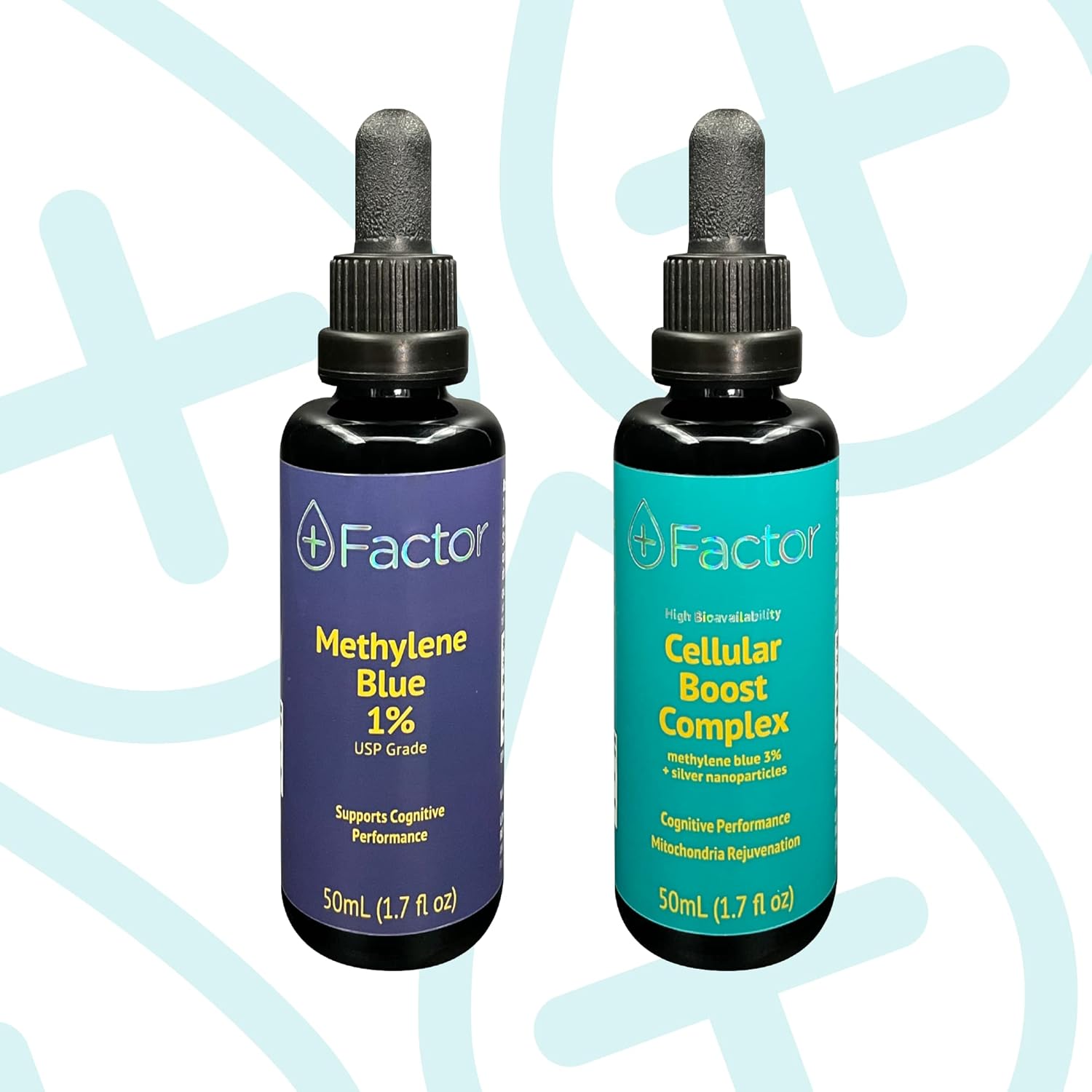 Cellular Boost Complex with Methylene Blue & Silver Nano Particles - Boost Brain Focus, Memory, and Energy Production - Mitochondria Booster for Oxygen Boost