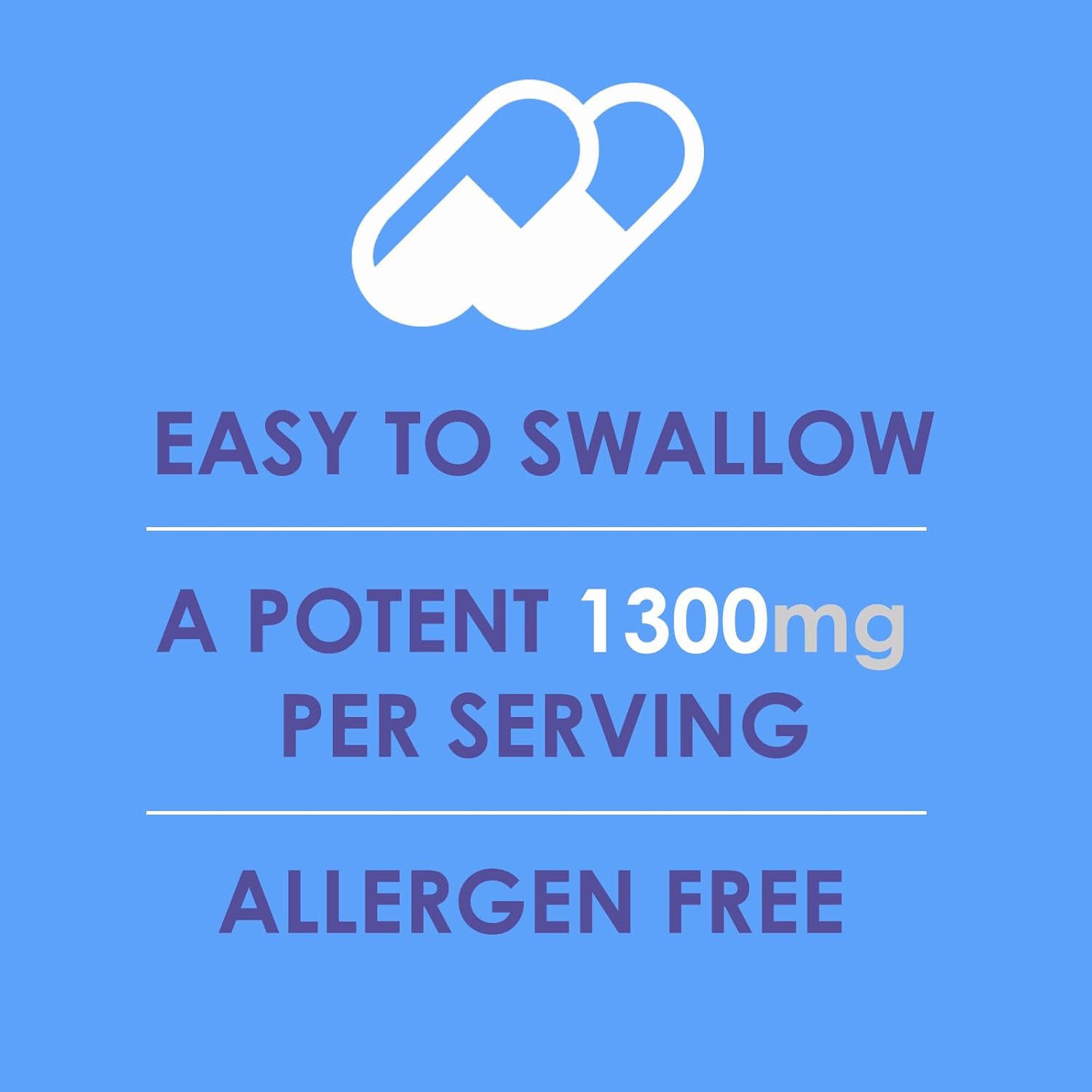 Centella Asiatica Extract Capsules for Cognitive Support - 1300mg Gotu Kola Supplement for Memory, Mental Clarity, Focus - Brain Health Boost - 60 Caps