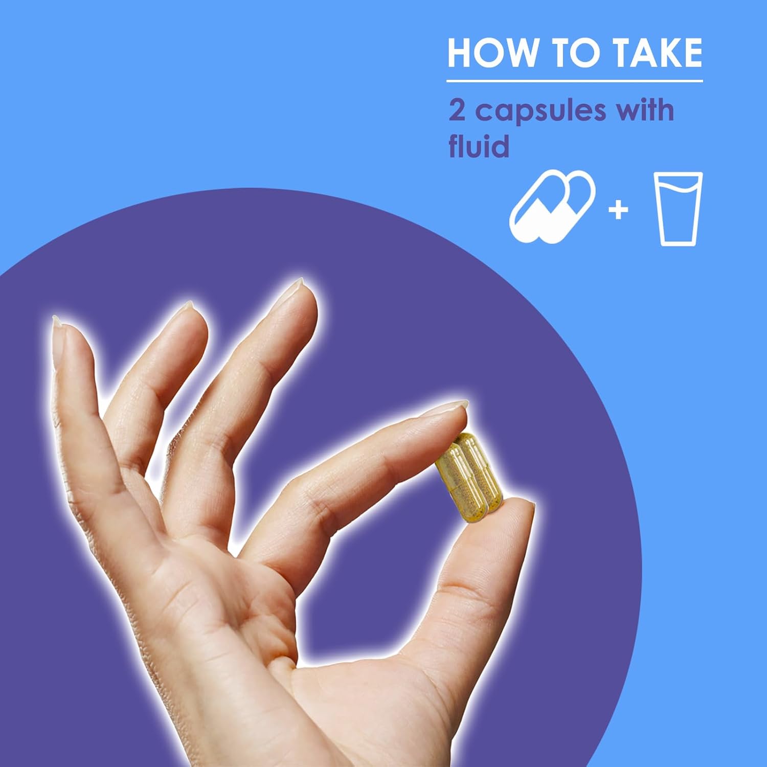 Centella Asiatica Extract Capsules for Cognitive Support - 1300mg Gotu Kola Supplement for Memory, Mental Clarity, Focus - Brain Health Boost - 60 Caps