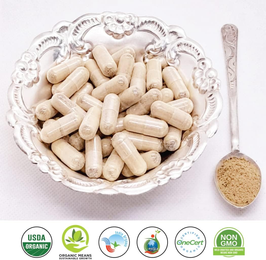 Centella Asiatica Stress Relief Supplement 60 Vege Capsules 800 Mg - Herbsforever Gotu Kola Capsules
