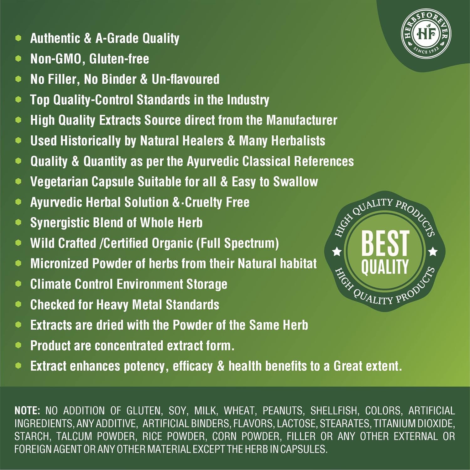 Centella Asiatica Stress Relief Supplement 60 Vege Capsules 800 Mg - Herbsforever Gotu Kola Capsules