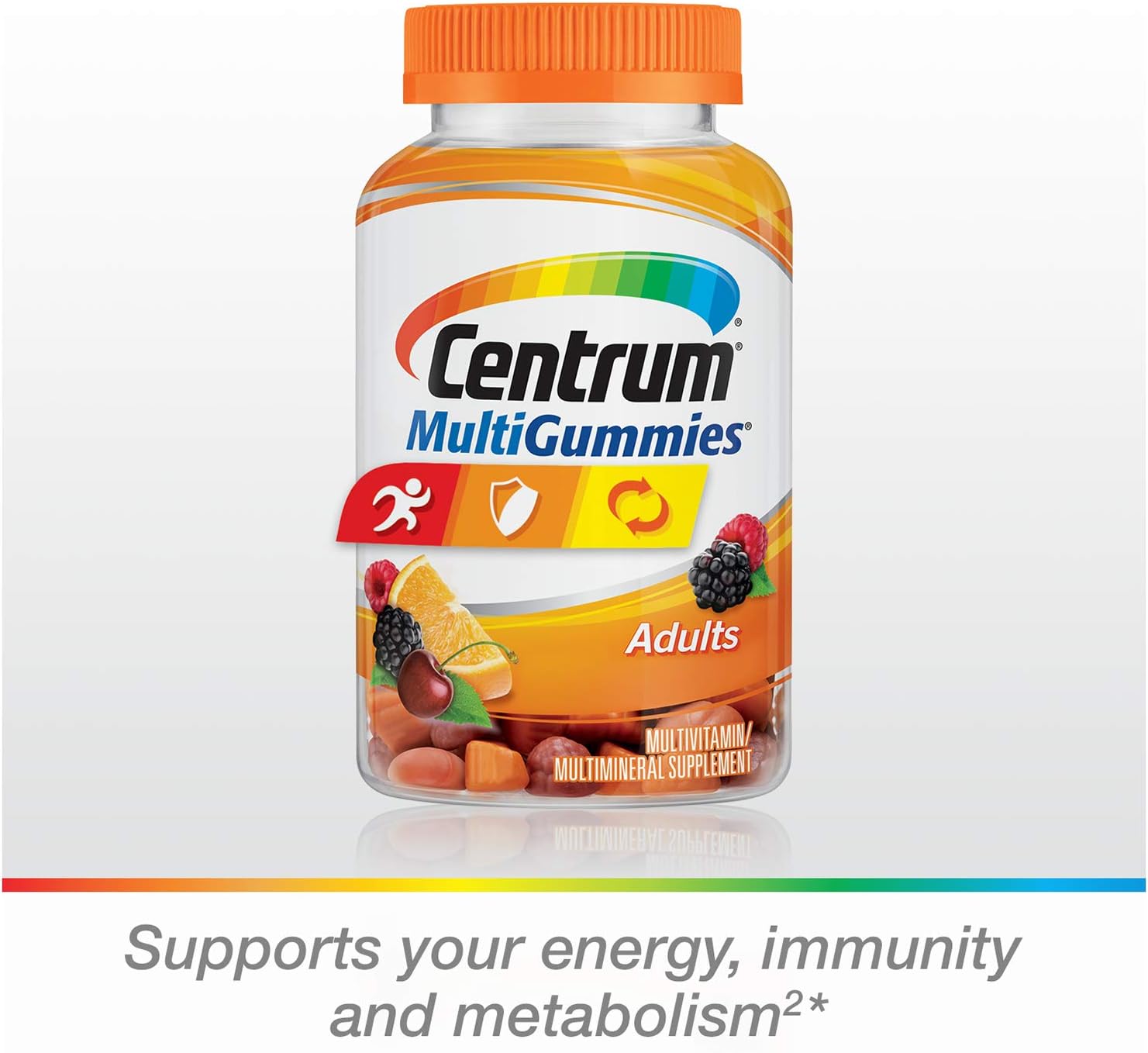 Centrum MultiGummies Adult Gummy Multivitamin with Vitamins D, B, E - Assorted Fruit Flavors - 150 ct