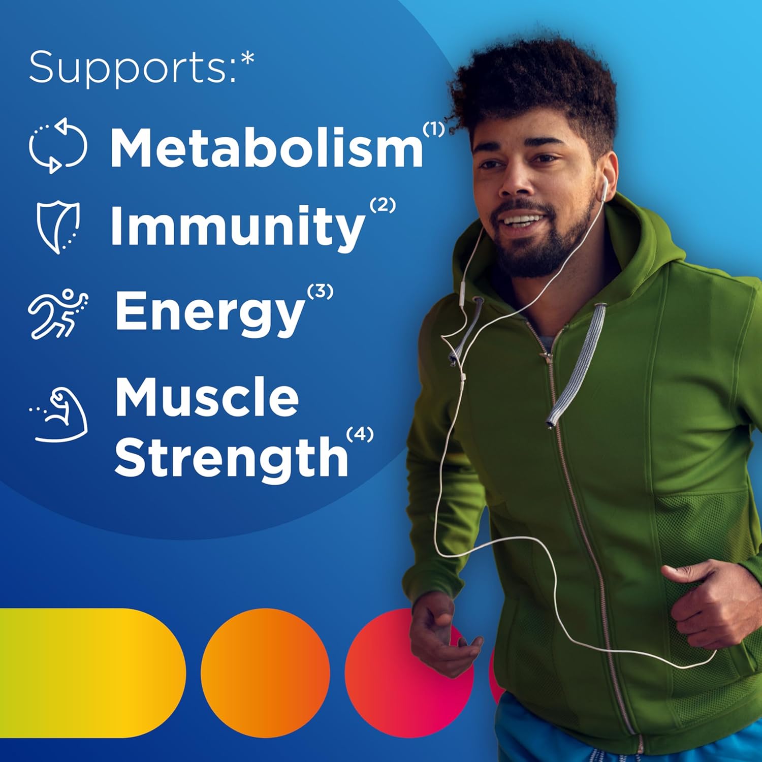 Centrum MultiGummies Men's Gummy Multivitamin with Selenium, Antioxidants, Vitamin D3 - 170 Count