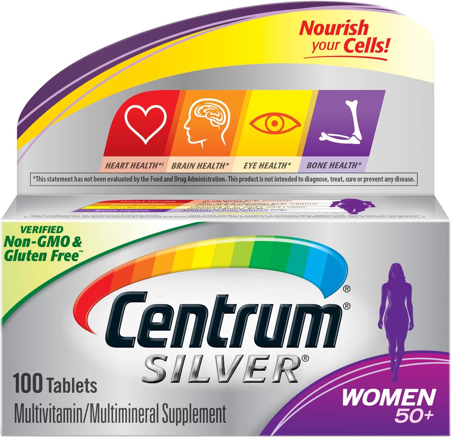 Centrum Silver Women's Multivitamin/Multimineral Tablets - 100 Count