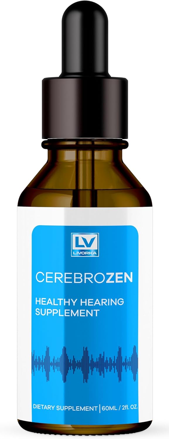 Cerebrozen Ear Drops - Hearing Support Liquid for Ears - Pack of 1, 2 Fl Oz