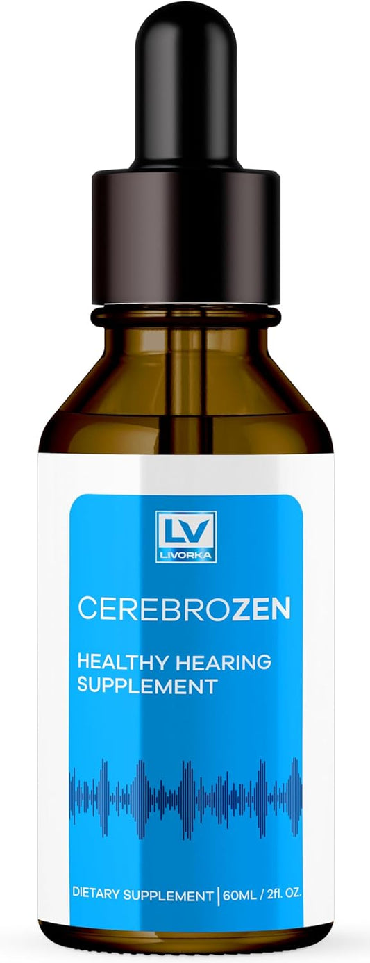 Cerebrozen Ear Drops - Hearing Support Liquid for Ears - Pack of 1, 2 Fl Oz